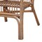 Baxton Studio Lamaria Modern Bohmenian Natural Brown Antique Rattan Armchair 219-12715-ZORO - alternate 10